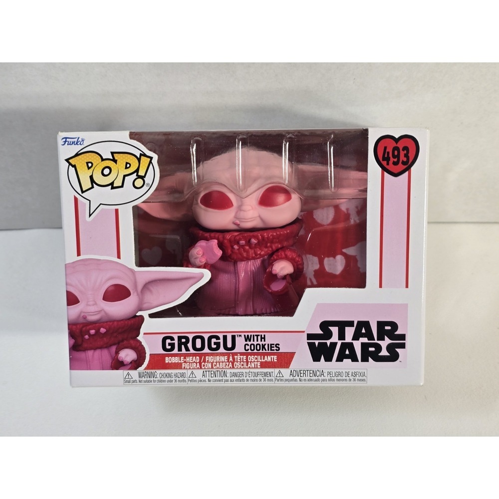 Funko POP! Star Wars Grogu with cookies Valentines‎ 493